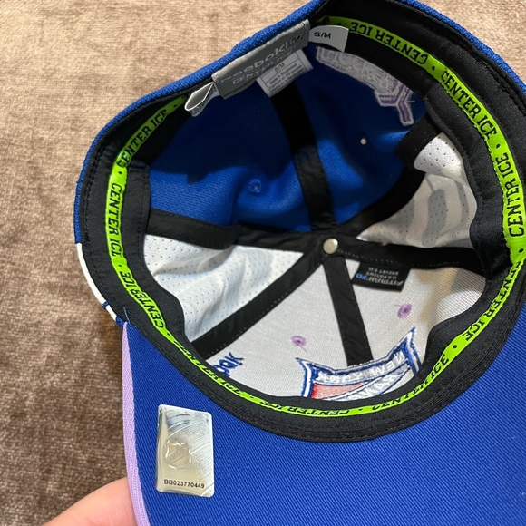 Reebok New York Rangers Hat - Limited Edition Purple & Bright Blue Cap - Picture 4 of 8